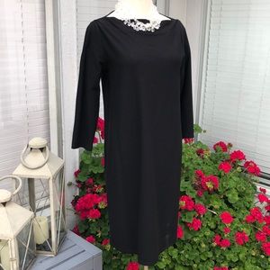 Eileen Fisher square neck stretch jersey dress